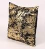 Gold Traditional Velvet 16 x 16 Inches Cushion Cover