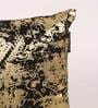 Gold Traditional Velvet 16 x 16 Inches Cushion Cover