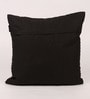 Black Velvet Abstract 16X16 Inches Cushion Cover