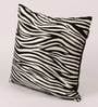 Black Velvet Abstract 16X16 Inches Cushion Cover