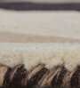 Brown Abstract Wool 3 ft x 5 ft Hand Tufted Carpet