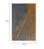 Gold Abstract Wool 5 ft x 7 ft Hand Tufted Carpet