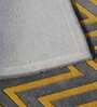 Grey Abstract Wool 5 ft x 7 ft Hand Tufted Carpet