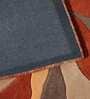 Brown Abstract Wool 5 ft x 7 ft Hand Tufted Carpet