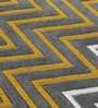 Grey Abstract Wool 5 ft x 7 ft Hand Tufted Carpet