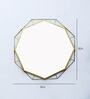 Gold Metal French Wall Mirror