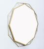 Gold Metal French Wall Mirror