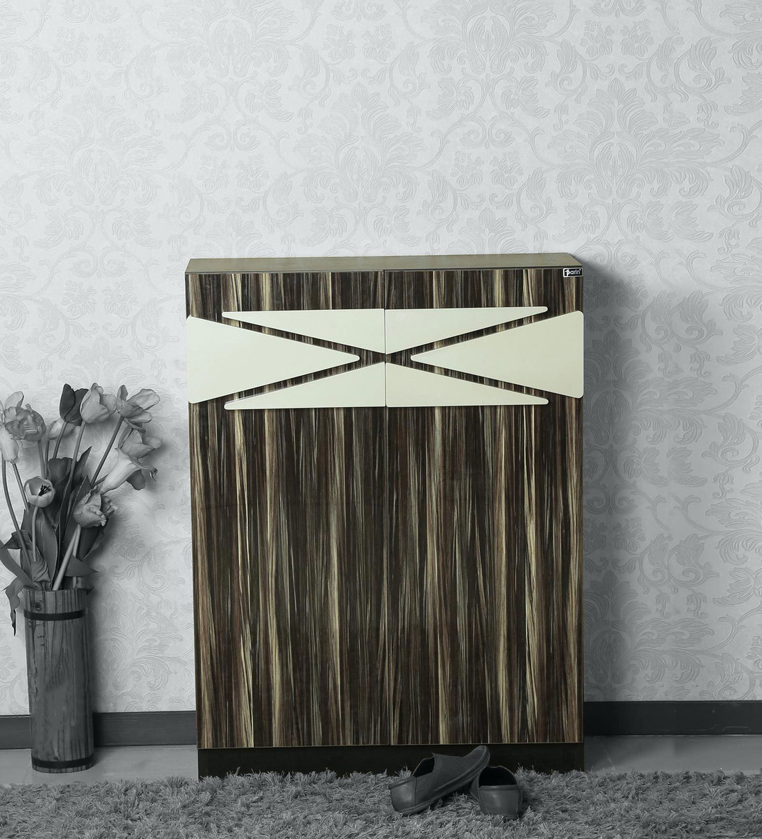 Buy Ace Shoe in Brown & Ivory Colour by Parin Online Modern