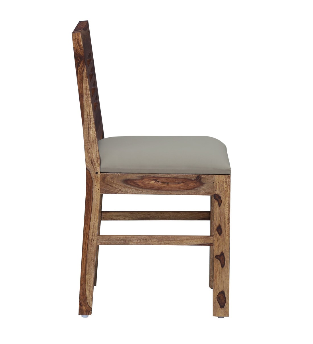 Buy Acropolis Solid Wood Dining Chair (Set of 2) in Rustic Teak Finish