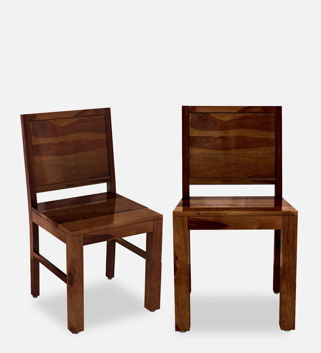 Buy Acropolis Sheesham Wood Dining Chair In Provincial Teak Finish Set