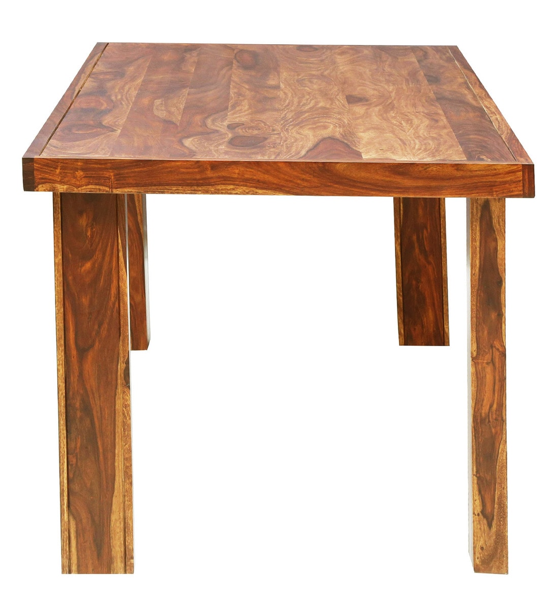 Buy Acropolis Solid Wood Seater Dining Set In Rustic Teak Finish By