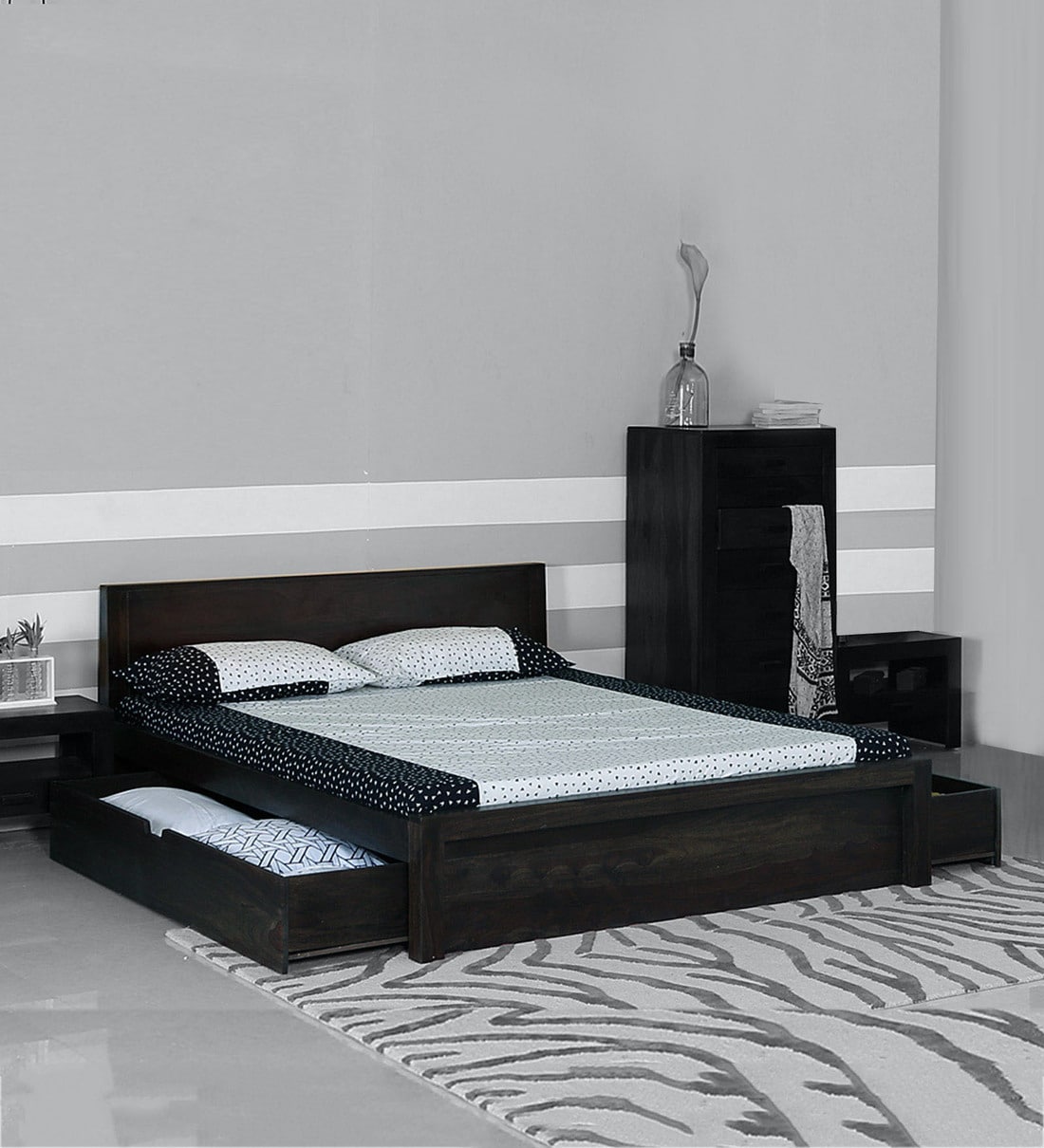 king size bed with storage