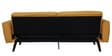 Aciano Fabric Convertible Sofa Cum Bed In Yellow Colour