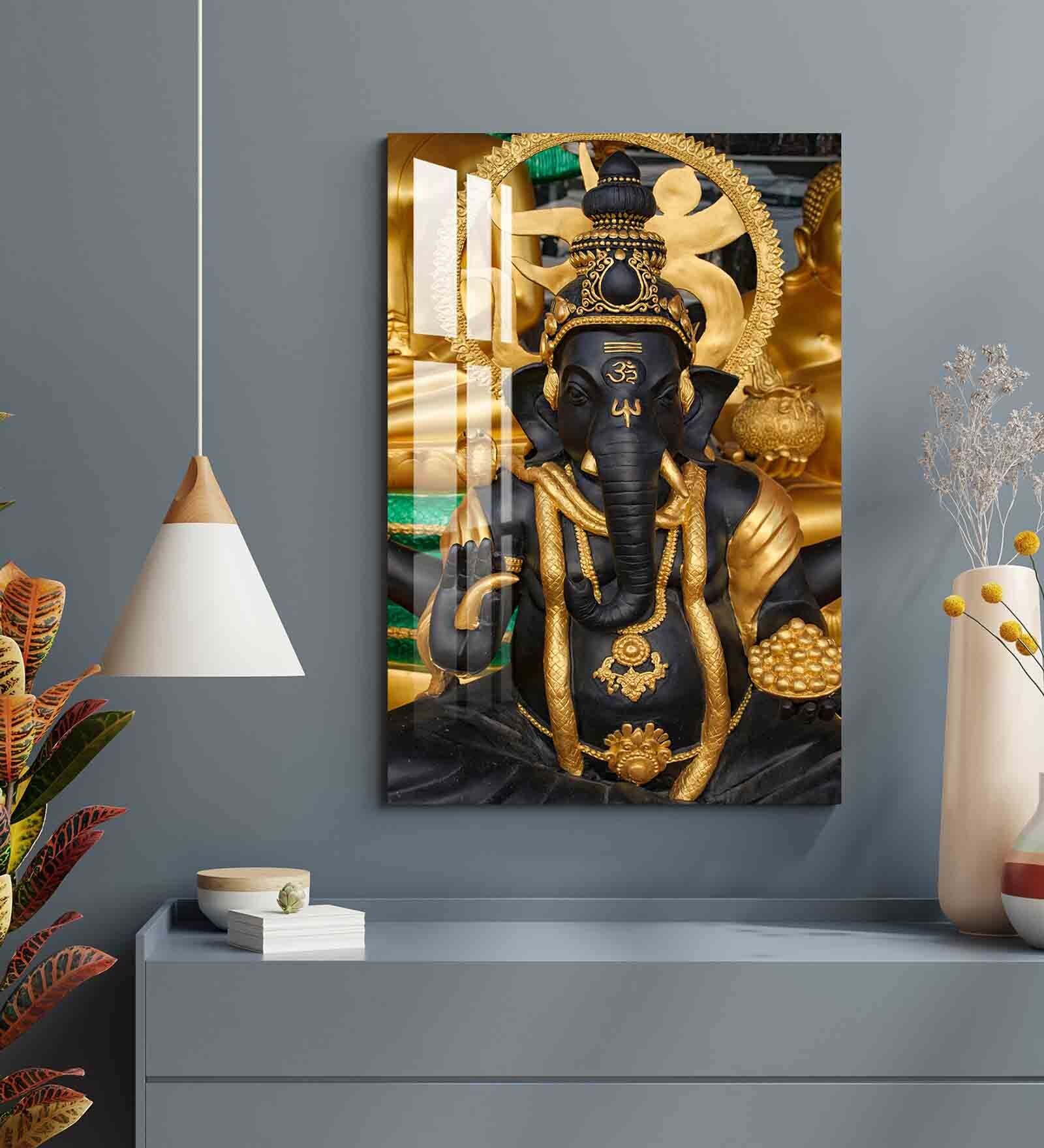 Acrylic & Lord Ganesh Acrylic Spiritual Art Prints Acrylic & Lord Ganesh Acrylic Spiritual Art Prints