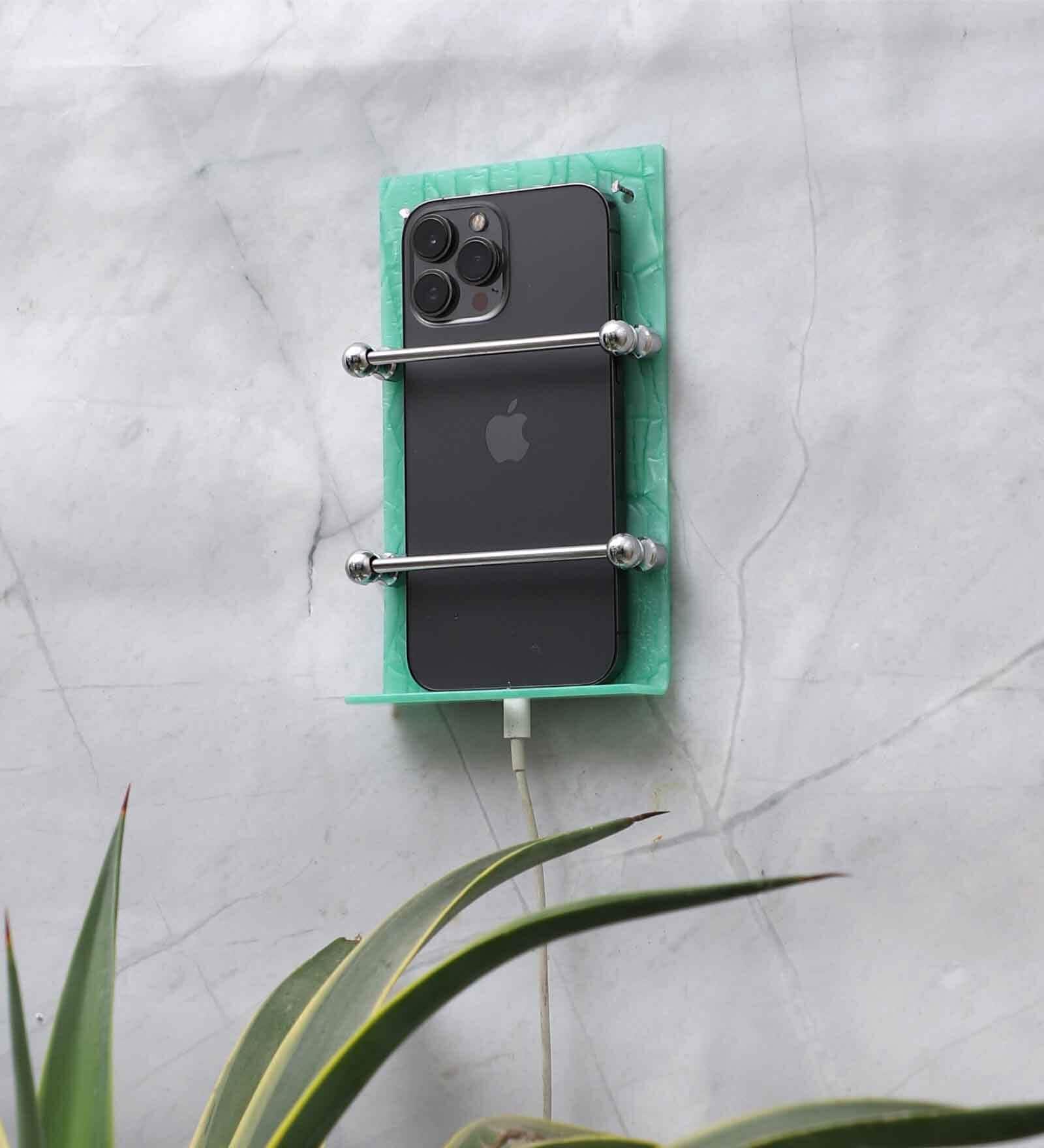 Acrylic Green Mobile Stand