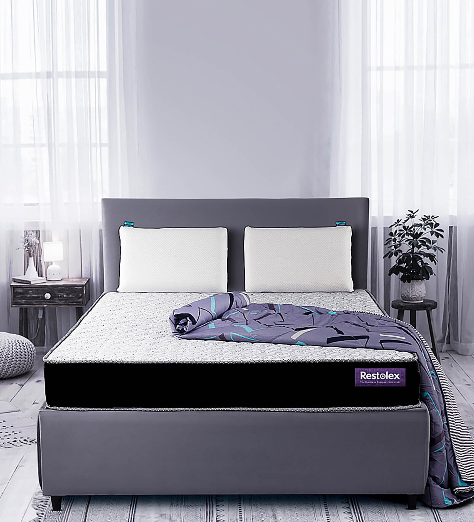 Buy Active Orthopedic 6 inch Bonnell Spring Queen Size Mattress at 25