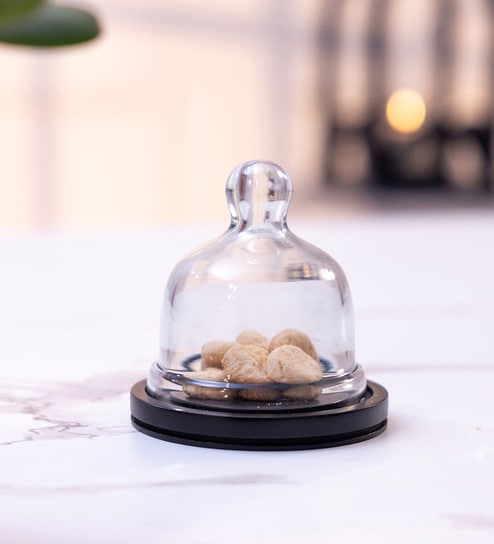 Acacia Wood Cake Dome
