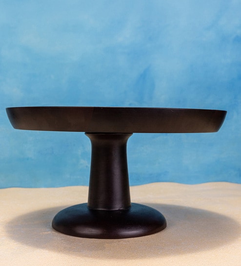 Acacia Wood Cake Plate