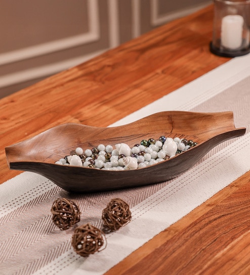 Acacia Wood Serving Bowl