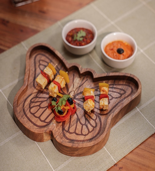 Acacia Wood Serving Platter
