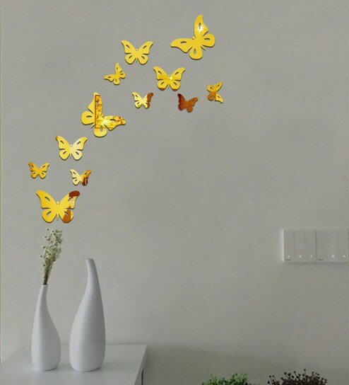 acrylic-12-butterflies-gold-wall-decals-