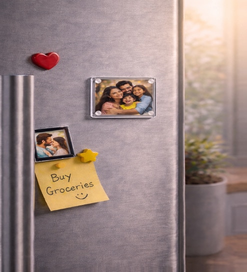 Acrylic Photo Frame Fridge Magnet (1Pc)