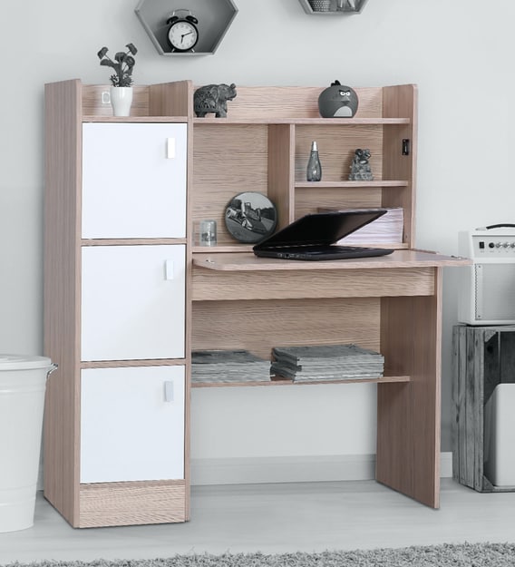 study desk with storage