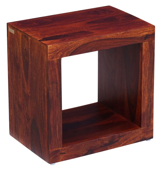 Buy Acropolis Solid Wood End Table in Honey Oak Finish by Woodsworth