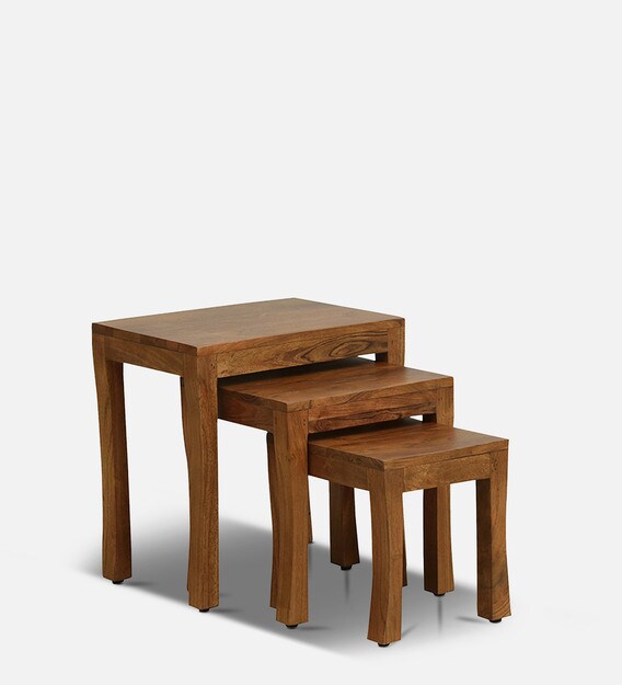 oak furniture land nest of table