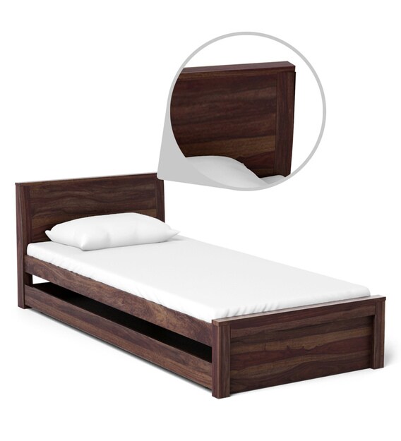 Buy Acropolis Solid Wood Trundle Bed In Provincial Teak Finish