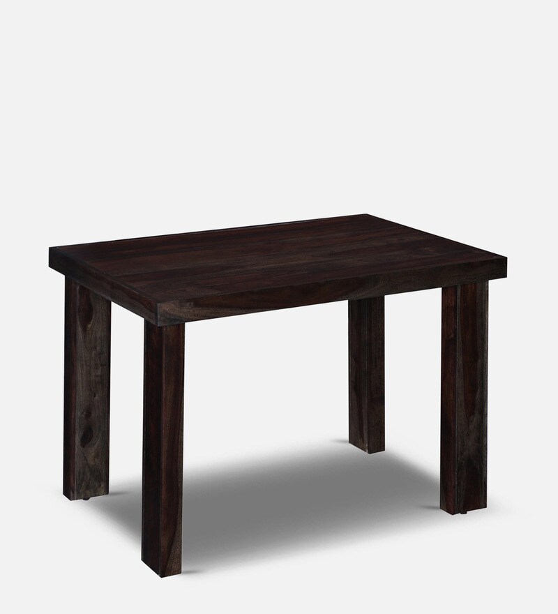 Buy Acropolis Solid Wood 4 Seater Dining Table in Warm Chestnut Finish