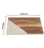 Acacia Wood & Marble Chopping Board