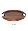 Wooden Round Serving Tray