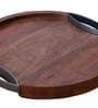 Wooden Round Serving Tray