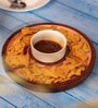 Acacia Wood Chip & Dip with Enamel Print