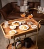 Acacia Wood Kitchen Trolly