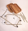 Acacia Wood Kitchen Trolly