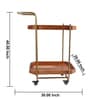 Acacia Wood Kitchen Trolly