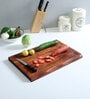 Acacia Wood Live Edge Chopping Board in Natural Finish