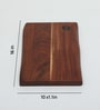 Acacia Wood Live Edge Chopping Board in Natural Finish
