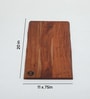 Acacia Wood Live Edge Chopping Board in Natural Finish
