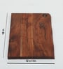 Acacia Wood Live Edge Chopping Board in Natural Finish