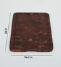 Acacia Wood Rectangle  Serving Tray in Natural Finish