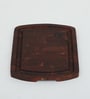 Acacia Wood Rectangle  Serving Tray in Natural Finish
