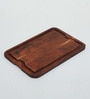 Acacia Wood Rectangle  Serving Tray in Natural Finish