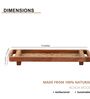 Acacia Wood Small Chatai Runner Tray