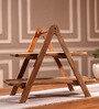 Acacia Wood Two Tier Stand