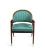 Acai Solid Wood Arm Chair in Green Color