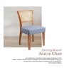 Acai Solid Wood Dining Chair in Blue Color