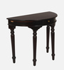Abney Sheesham Wood Console Table In Warm Chestnut Finish